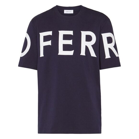 Ferragamo Men Logo Cotton T-Shirt